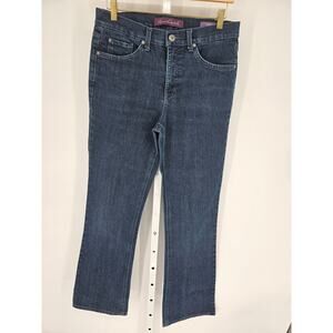 Gloria Vanderbilt Women's Blue Stretch Mid Rise Gabby Bootcut Jeans Size 8